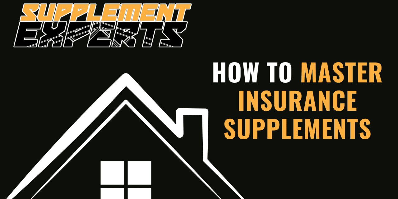 How to Master Insurance Supplements